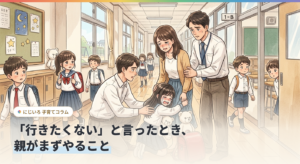 行きたくないと言った時親がまずやること