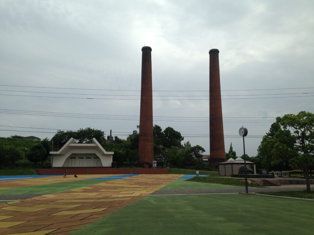 田川市 田川市石炭記念公園・二本煙突