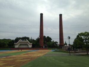 田川市 田川市石炭記念公園・二本煙突