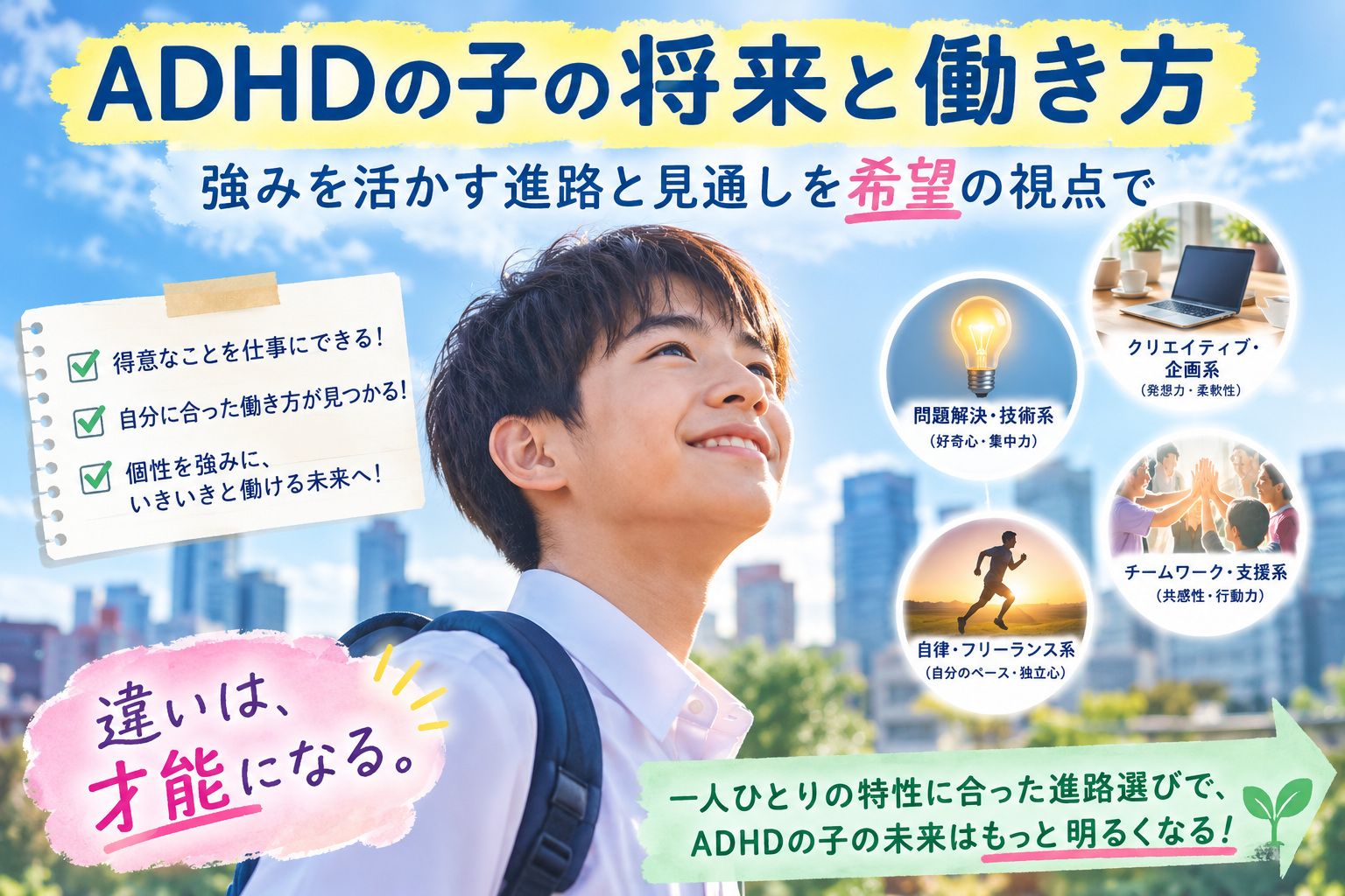ADHDの働き方
