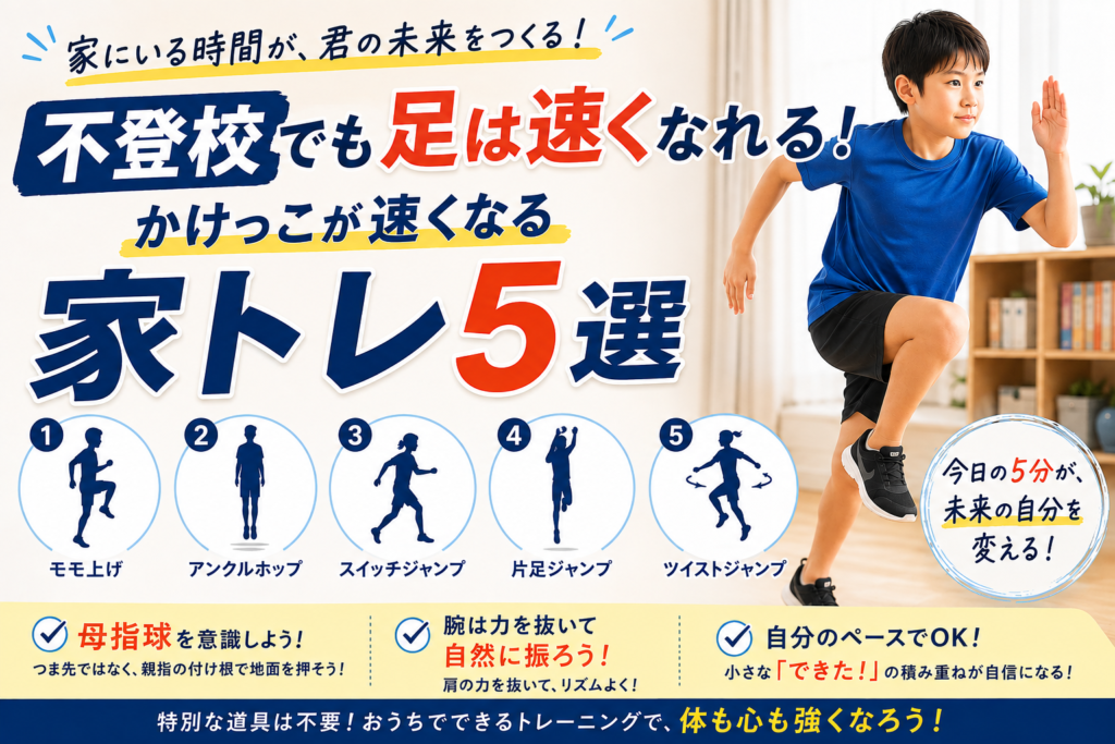 不登校　かけっこ　運動