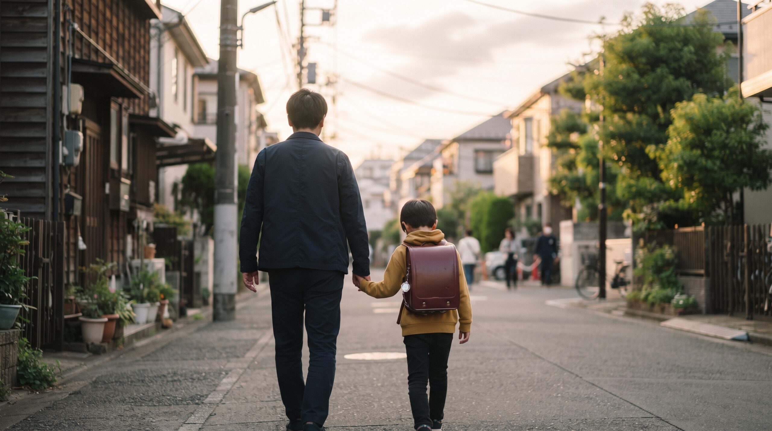 子どもの困りごとに寄り添う保護者のイメージ