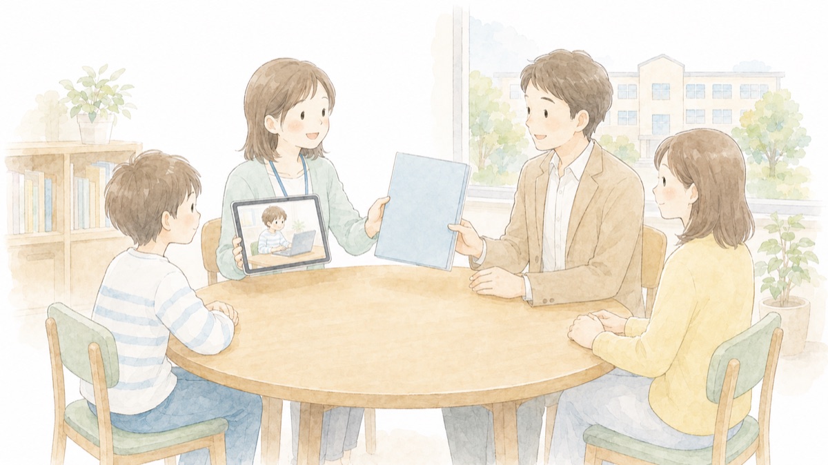 Wスクールの相談｜担任と保護者が学習の様子を共有する面談