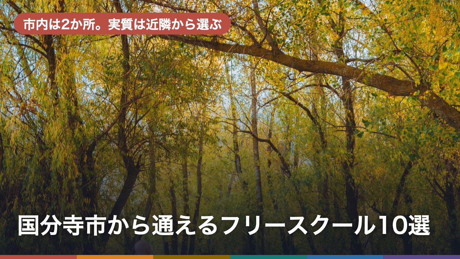 国分寺市から通えるフリースクール10選のアイキャッチ画像
