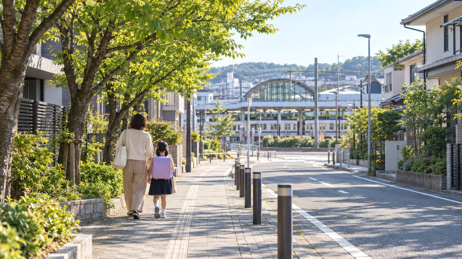 知多市の園児が自然に触れる屋外活動のイメージ