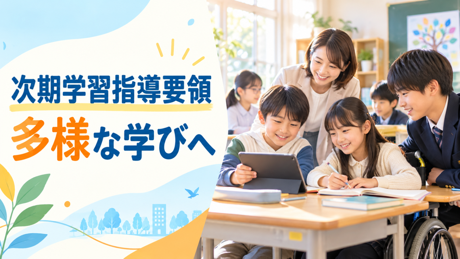 次期学習指導要領 多様な学びへ