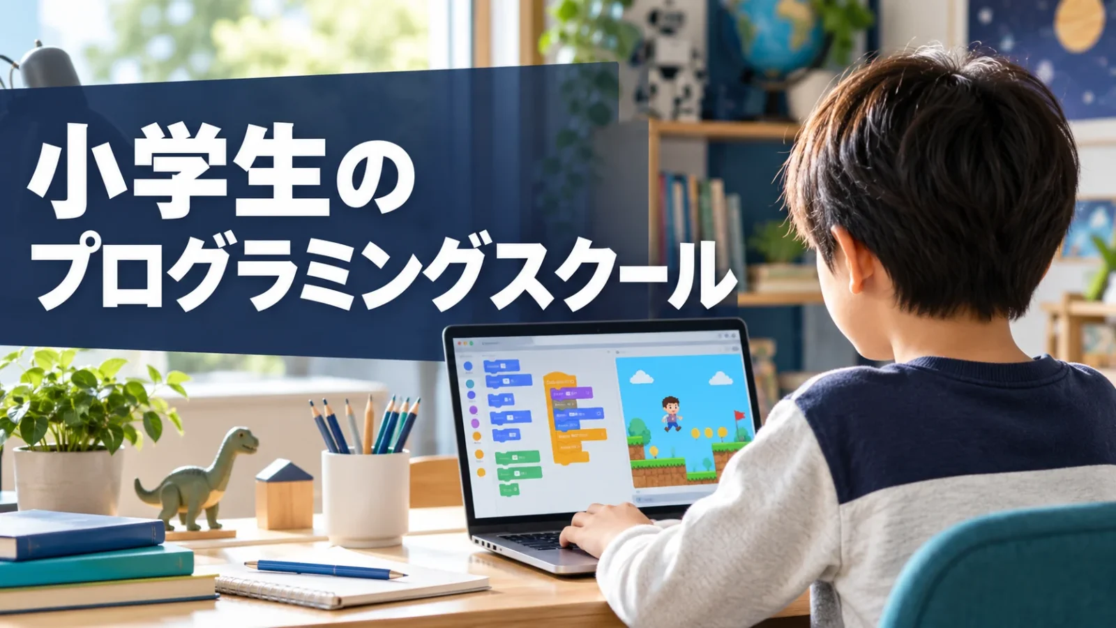 小学生のプログラミングスクール、記事のアイキャッチ