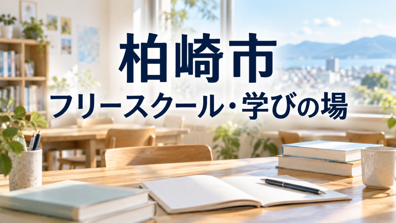 柏崎市から通えるフリースクール・学びの場を紹介する記事用サムネイル（実在の施設・人物ではありません）