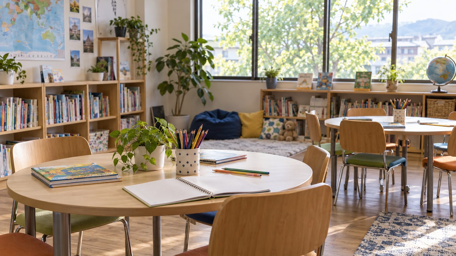 放課後の英語学習環境を考える教室のイメージ