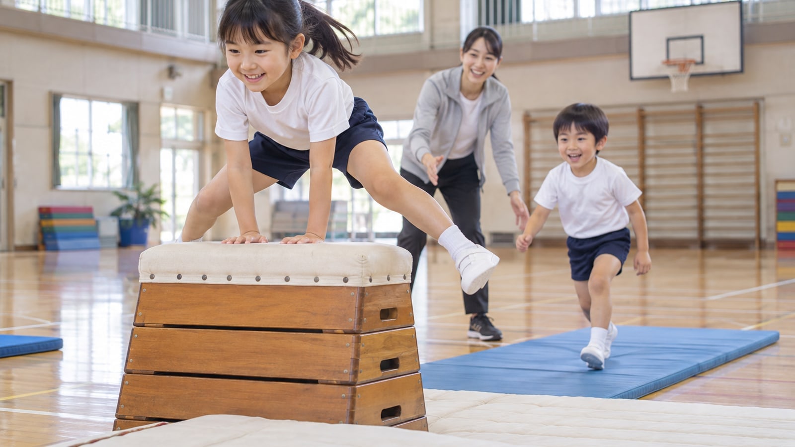 子どもの活動を家族で話し合うAI生成イラスト。糸魚川市の実在家庭や参加者の写真ではありません。