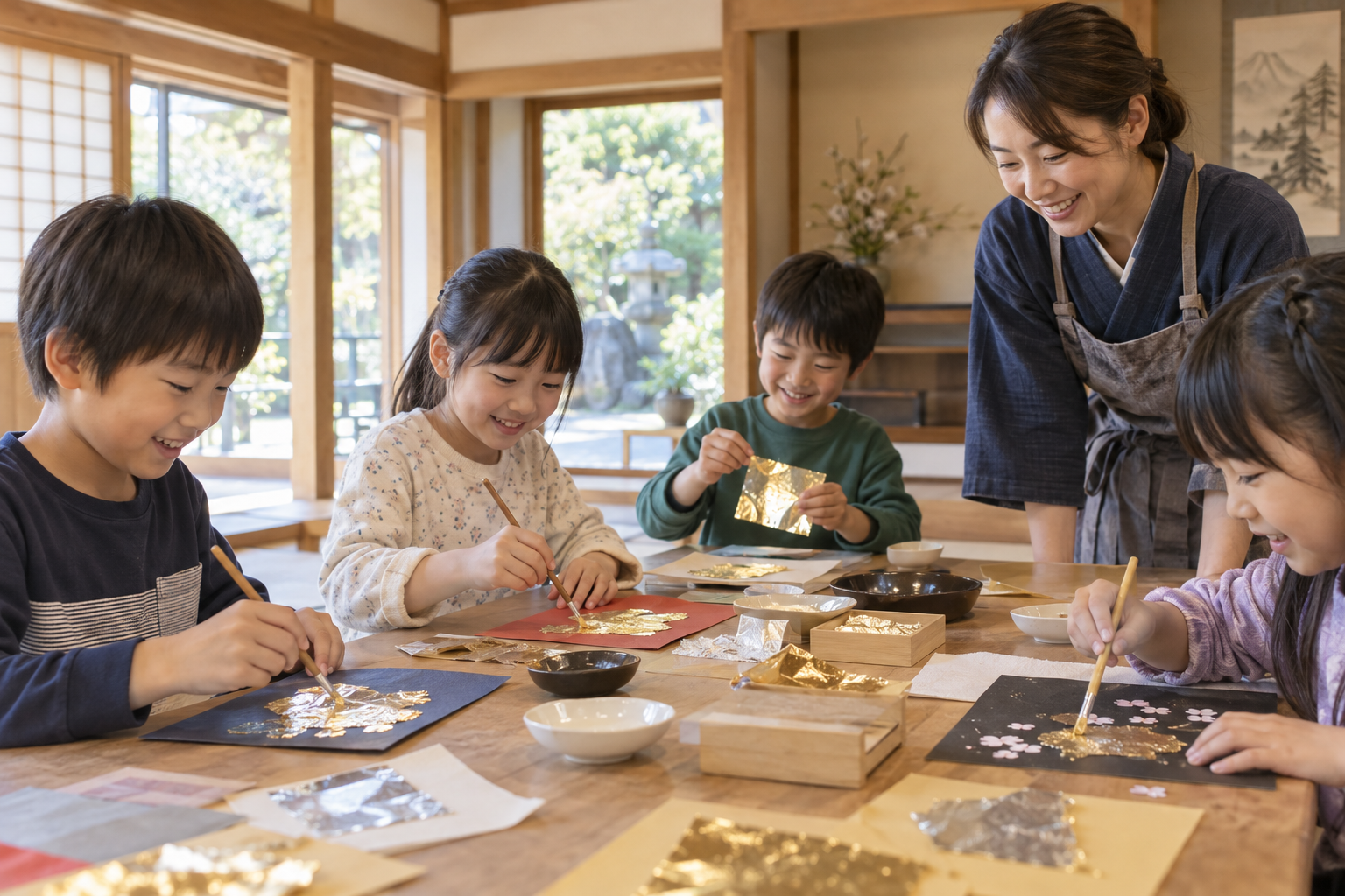 金沢市の子どもの習い事ガイド。科学やものづくりに取り組む笑顔の子ども