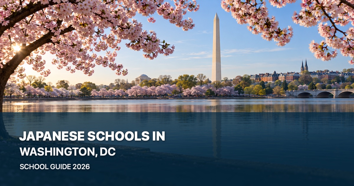 Japanese schools in Washington, DC — scenic city guide 2026