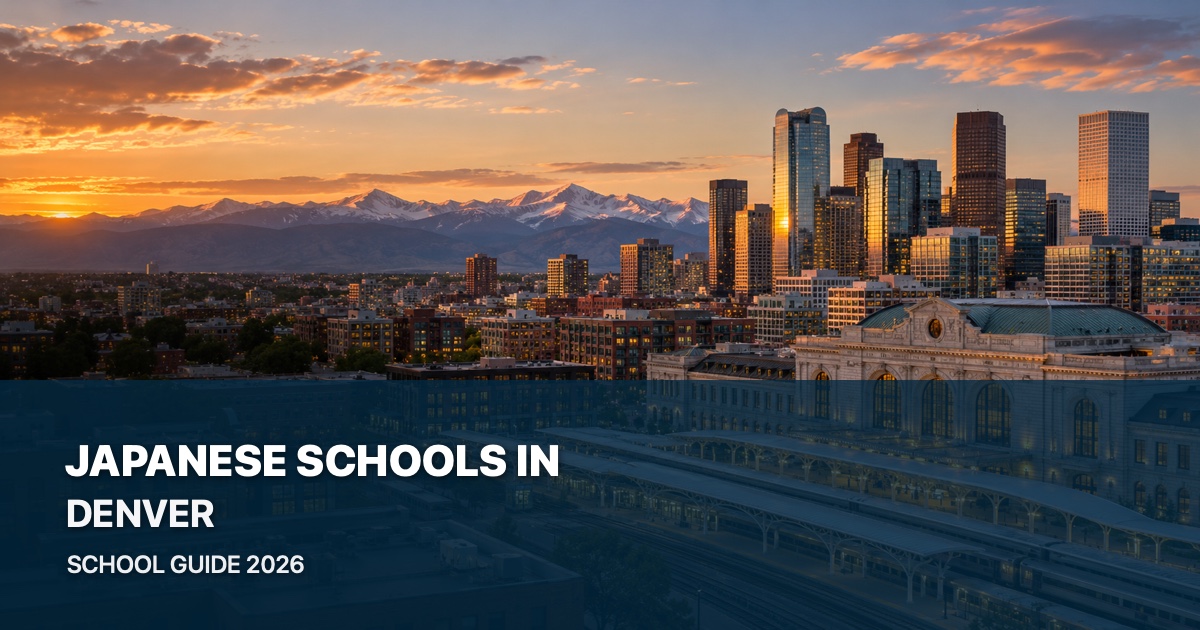 Japanese schools in Denver — scenic city guide 2026