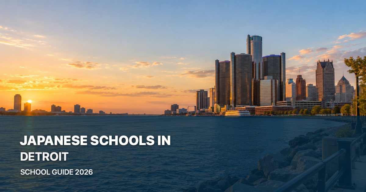 Japanese schools in Detroit — scenic city guide 2026