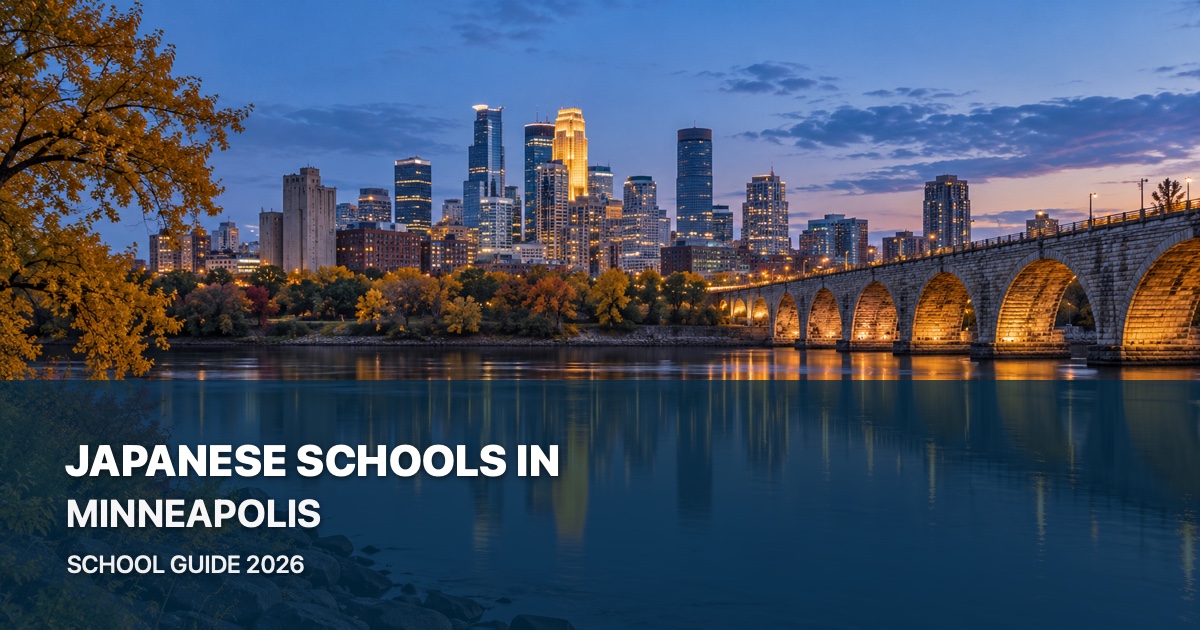 Japanese schools in Minneapolis — scenic city guide 2026