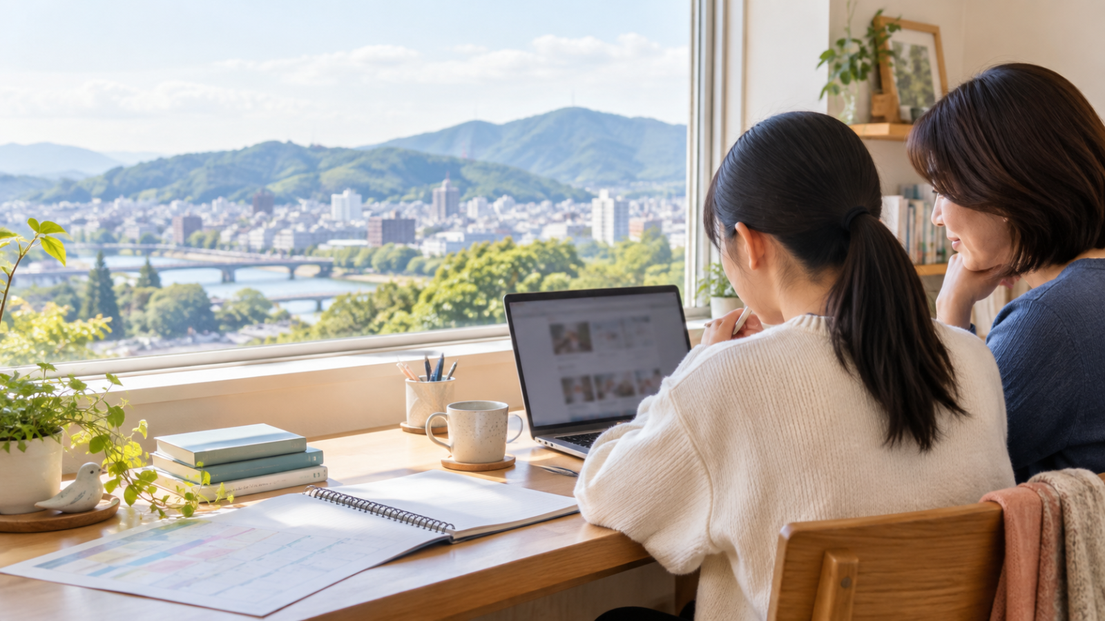 宮城県で通信制高校を検討する家庭のイメージ
