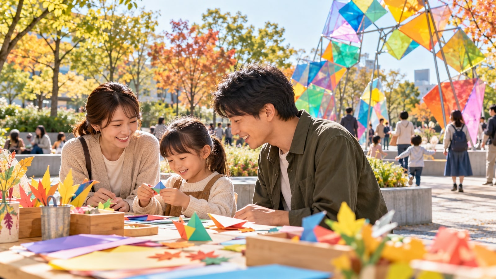 子どもが自然観察ノートを開くイメージのAI生成イラスト。キョロロや十日町市の実在施設・参加者ではありません。