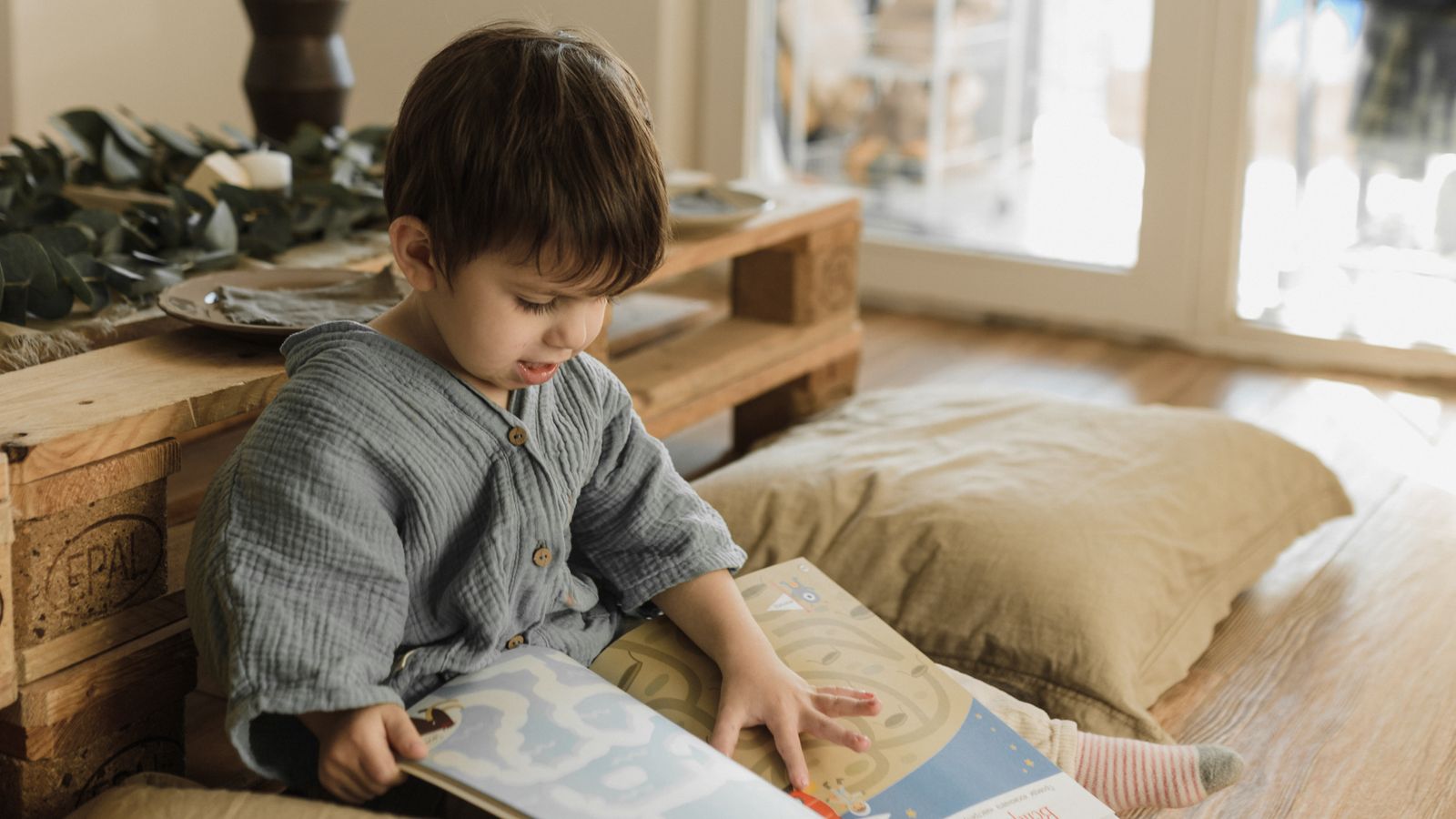 本を読む男の子(イメージ)